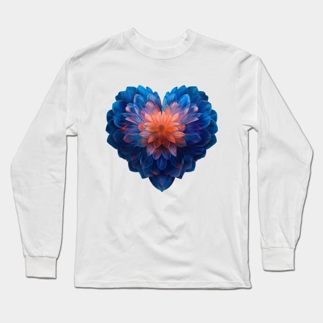 A Blossoming Heart Long Sleeve T-Shirt by From Broken To Blooming